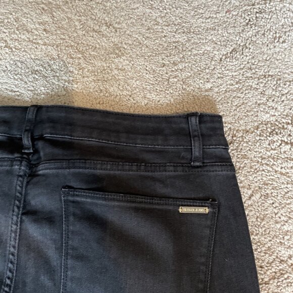 Tommy Hilfiger Tribeca Skinny Jeans Women's 14 Black Embroidered Studded Boho - Picture 5 of 13